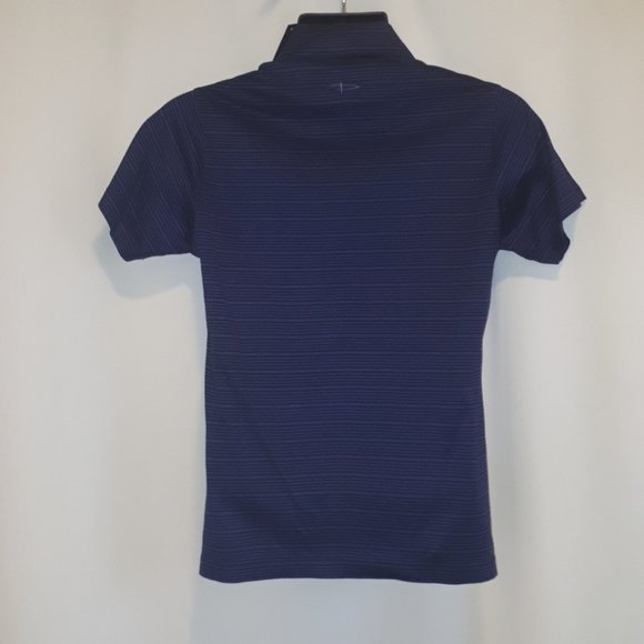 PAGE & TUTTLE | Men's Polo Shirt Blue Black Size Small - Picture 2 of 9